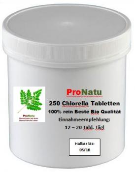 ProNatu 100% pure chlorella pyrenoidosa tablets